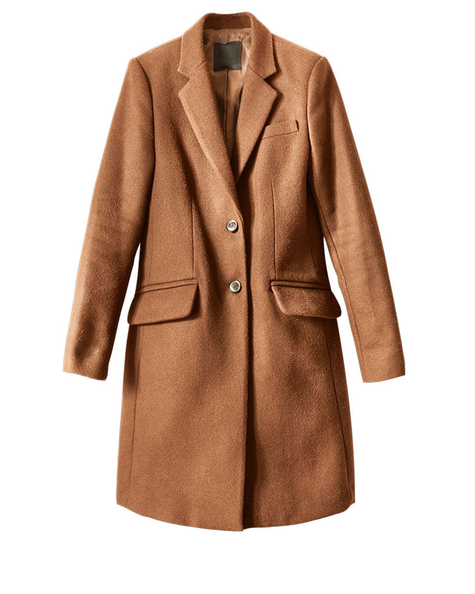 Men Brown Coat