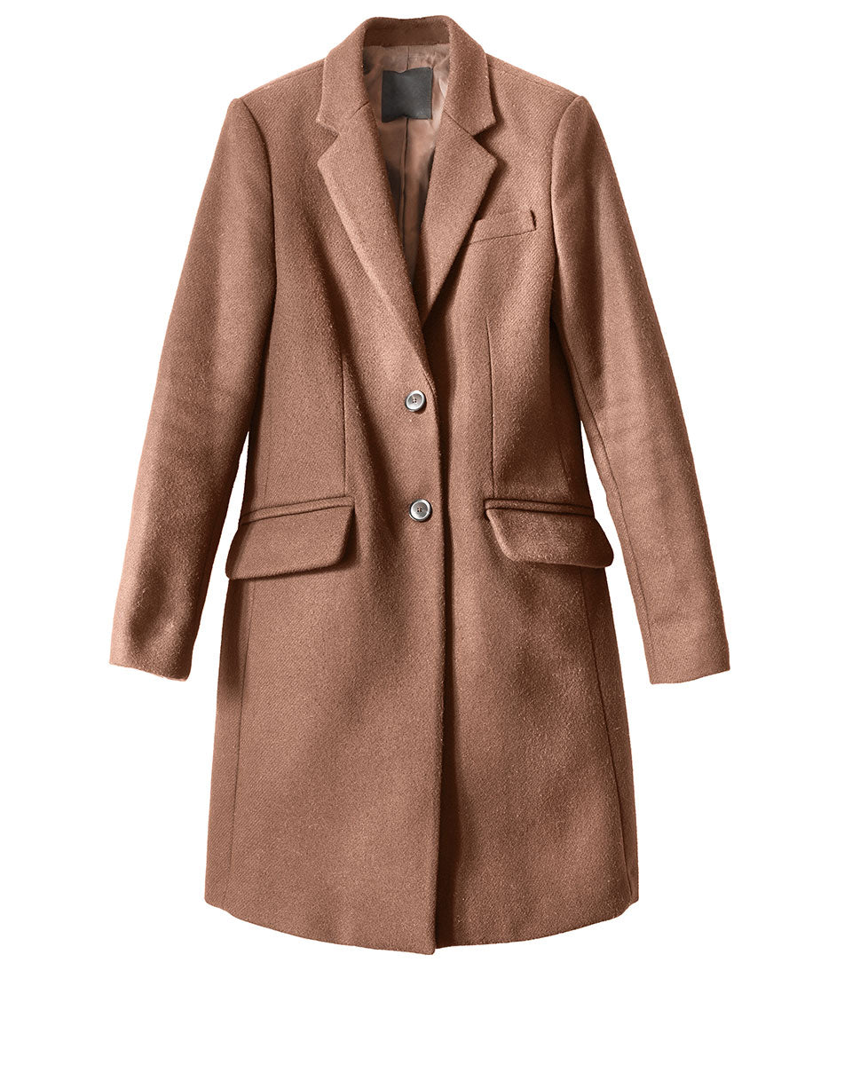 Men Brown Coat