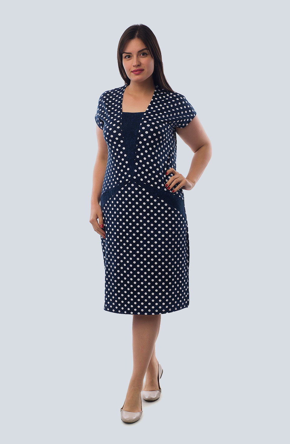 Dotted Cotton Night Dress